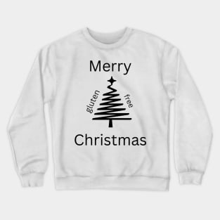 Merry Gluten-Free Christmas Tree Crewneck Sweatshirt